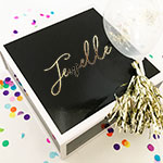 Black & White Birthday Gift Box