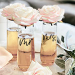 Mr & Mrs Toasting Flutes