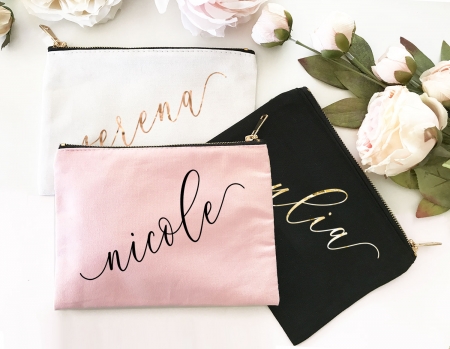 Personalized Makeup Bags