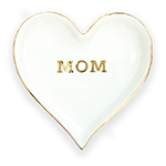 Best Mom Ever Heart Ring Dish