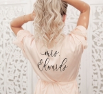 Personalized Satin Lace Robes