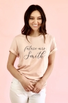 Custom Text T-Shirt - Semi Fitted