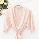 Girls Robe - Satin Lace - Child Size