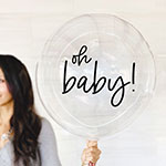 Baby Shower Balloons w/ Decal