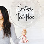 Personalized Balloons w/ Decal