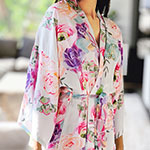 Monogram Succulent Cotton Robe
