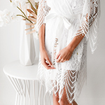 Personalized Lace Robe