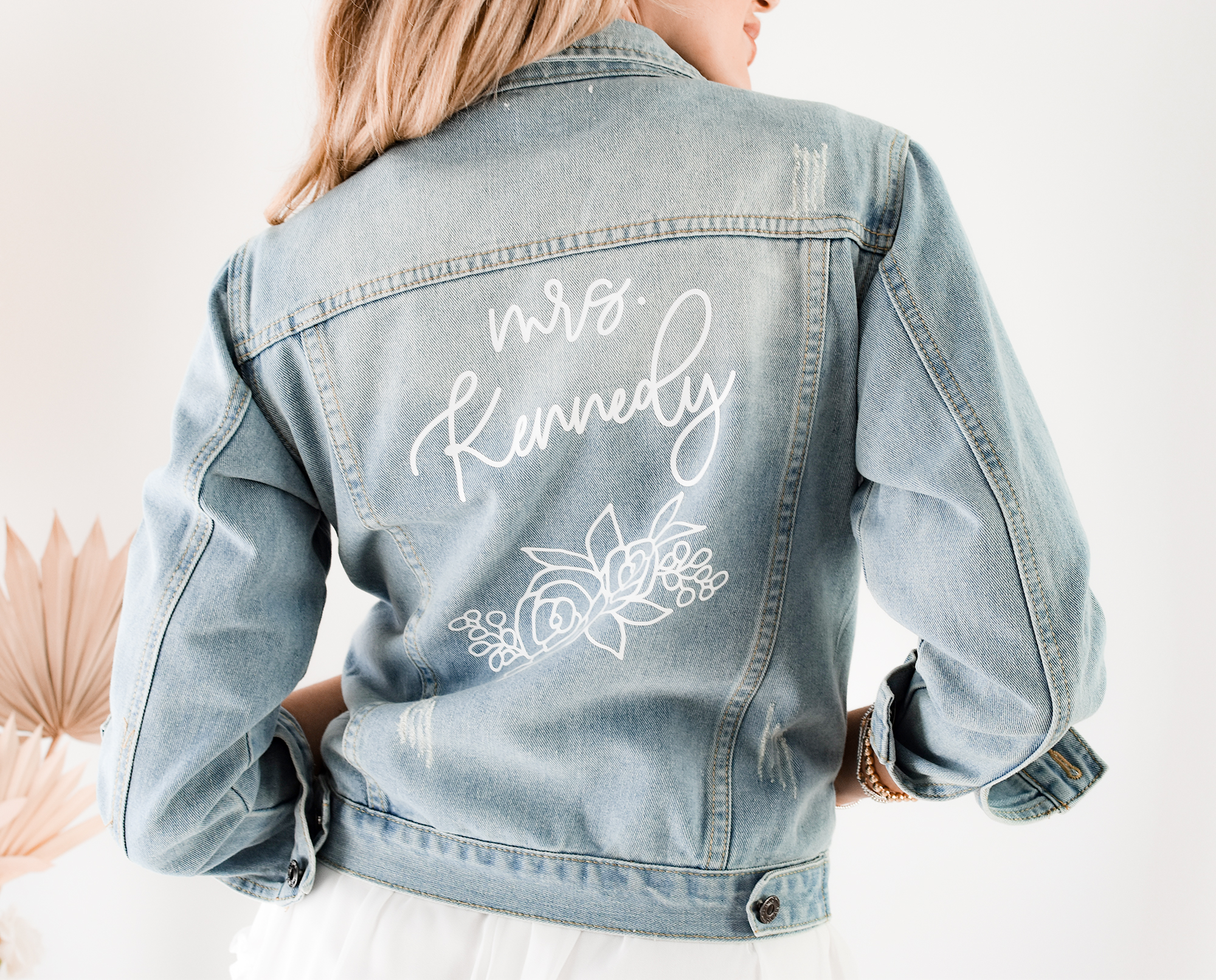 Monogrammed Jean Jacket