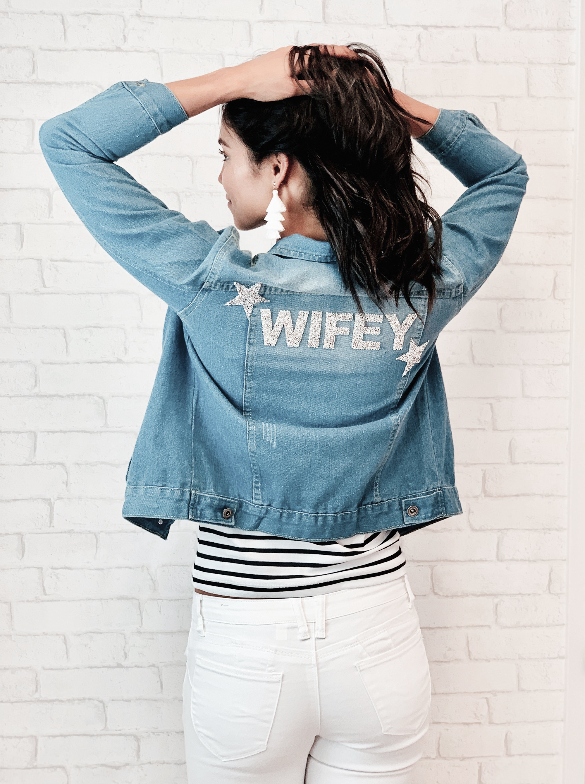 wifey denim jacket