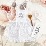 Ruffled Aprons With Sayings