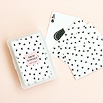 Confetti Hearts Playing Cards