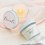 Personalized Bridesmaid Candle Jars