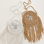 Monogram Crochet Purses