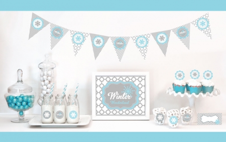 Winter Wonderland Party Decorations Starter Kit Winter Wonderland Party Decorations Starter Kit