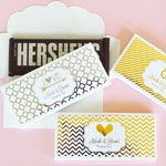 Personalized Candy Wrapper Covers - Metallic Foil