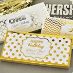 Personalized Metallic Foil Candy Wrapper Covers - Birthday