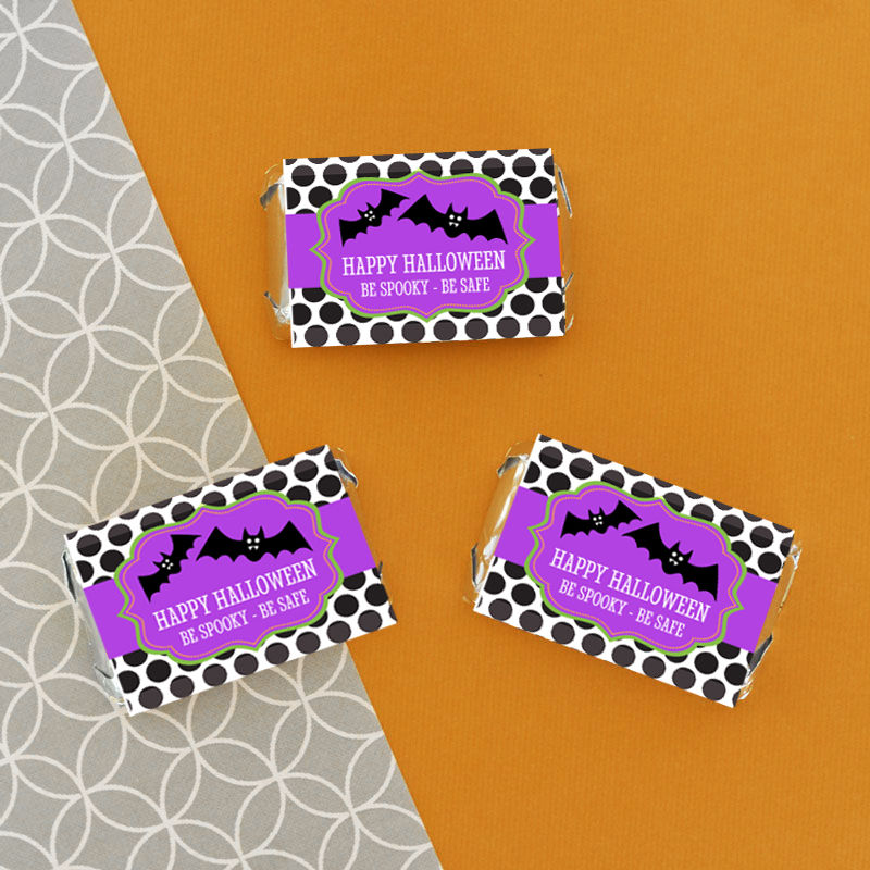 personalized spooky halloween mini candy bar wrappers candy bar wrappers