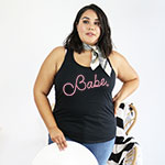 Plus Size Vintage Bridal Babe Tank Tops