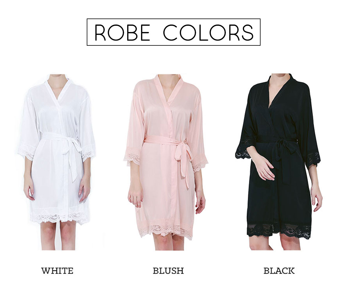 plus size bridesmaid robe