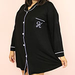 Plus Size Monogram Sleep Shirt