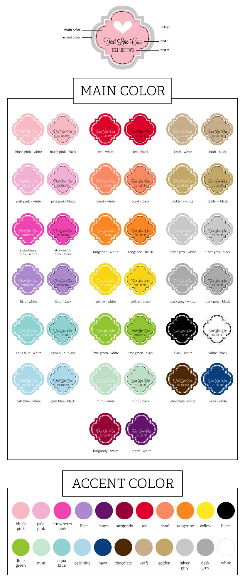 small jar labels