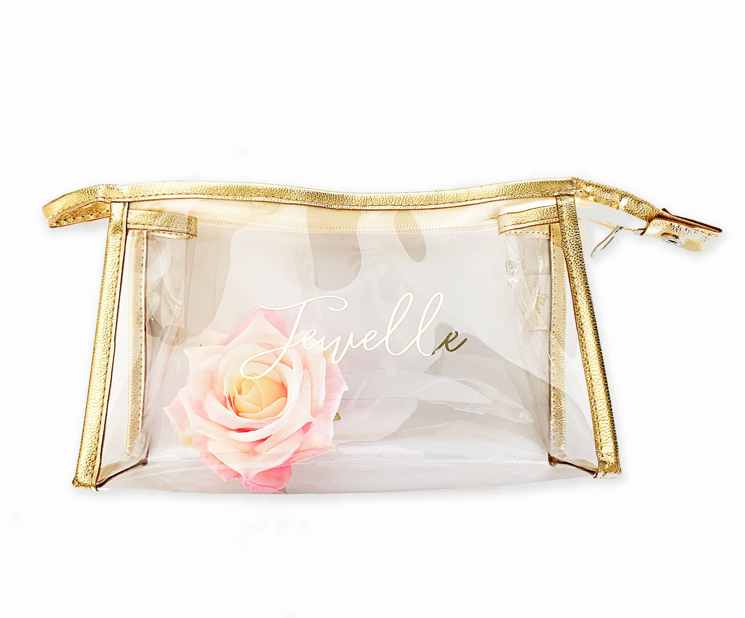 Gold Cosmetic Bags Personalized